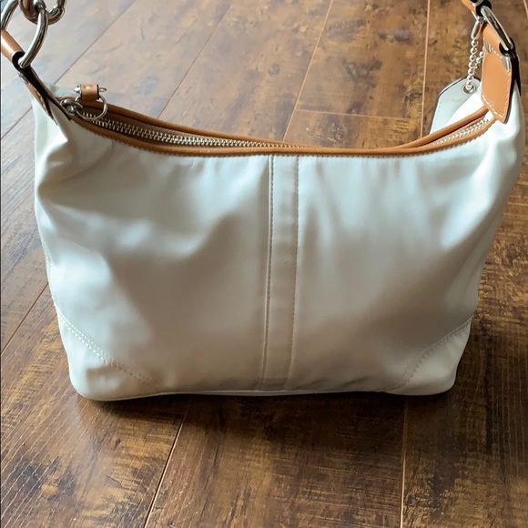 Satin Hampton Coach purse - Picture 2 of 8